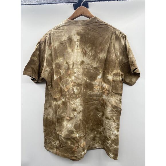 Led Zeppelin Blimp 1969 Merch Tee Brown Large Unisex Classic Rock Music - Picture 5 of 7